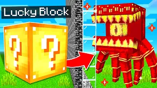 I Cheated in a LUCKY BLOCK Mob Battle Competition!