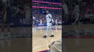 Kyrie Irving going back-and-forth with courtside fans mid-game 🤣 (via Boot Krewe Media) | #shorts