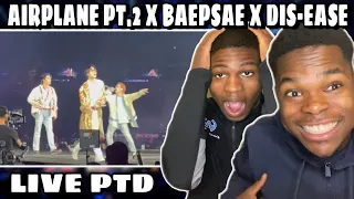 BTS 'Airplane pt 2 + Baepsae + Di-sease' PTD On Stage @ SoFi Stadium | REACTION!!