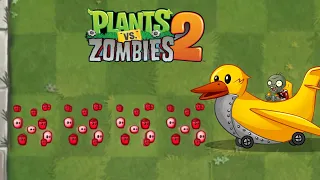 How many Zombie can survive a 9 Bombegranade Seeds? | Plants Vs Zombies |