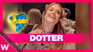 🇸🇪 Melodifestivalen 2024 - Dotter "It’s Not Easy to Write You a Love Song" INTERVIEW | Eurovision