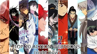 TOP 10 ACTION WEBTOONS (right now)