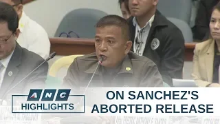 Did Prisons chief Nicanor Faeldon sign Mayor Sanchez's release order? | ANC Highlights