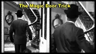 Magic Door Trick In Alfred Hitchcock's "Stage Fright" (1950)