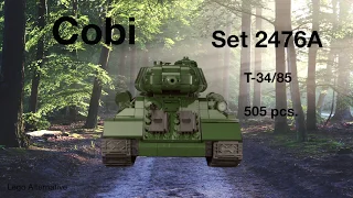 Cobi 2476A T-34/85 - Lego Alternative