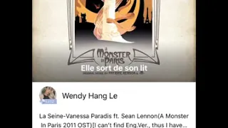 La Seine - Vanessa Paradis & Sean Lennon - A Monster In Paris OST(Cover by Wendy Hang Le). Audio #42