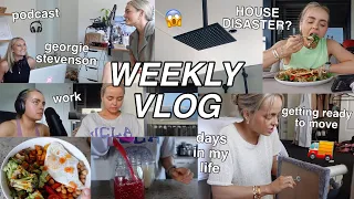WEEKLY VLOG | HOUSE DISASTER? | PODCAST | GEORGIE STEVENSON | GETTING READY TO MOVE! Conagh Kathleen