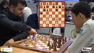 Magnus Carlsen shows how to crush the Scandinavian | World Rapid 2019 Round 1