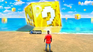 Opening GOD LUCKY BLOCKS In GTA 5!