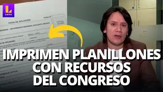 Congresista Darwin Espinoza obliga a trabajadores de su despacho a recoger firmas para nuevo partido