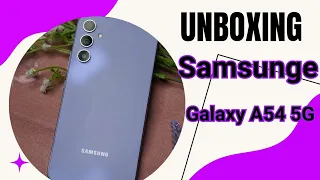 Samsung Galaxy A54 5G  Unboxing 😍💜️✨️