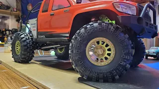 SCX6 gets some wheels and some new sneakers