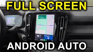 Volvo XC40 (2019-2022): Full Screen Android Auto And Apple CarPlay In XC40 With Sensus System!