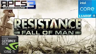 RPCS3 - Resistance - Fall of Man - i5 11400F + GTX 1050ti