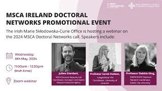 MSCA Doctoral Networks Promotional Event - playback recording