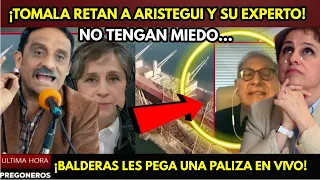 ¡TOMALA RETAN A ARISTEGUI Y SU EXPERTO! NO TENGAN MIEDO...BALDERAS LES PEGA UNA P4LIZA EN VIVO!