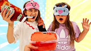 FIX THIS SLIME BLINDFOLDED CHALLENGE! Cilla CHEATED! | JKrew