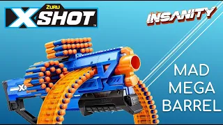 [REVIEW] Zuru X-Shot Insanity Mad Mega Barrel | Insane Barrel Action!