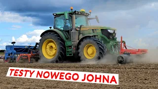 JOHN DEERE 6R185 - SIEJEMY ZAMĘT ! ( TEST DŁUGOTERMINOWY )