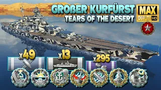 Линкор Großer Kurfürst: короткий и безболезненный ранговый бой - World of Warships