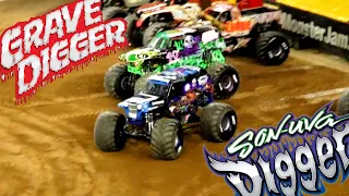 Grave Digger vs. Son-uva-Digger : Monster Jam 2022 Syracuse