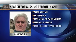 Search continues for 66-year-old man missing in Glacier National Park