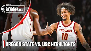 Oregon State Beavers vs. USC Trojans | Full Game Highlights | ESPN College Basketball