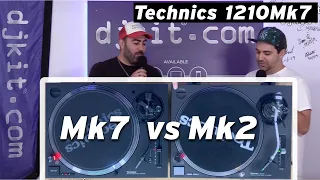 Technics SL-1210MK2 vs SL-1210MK7 - Which turntable is the best & what's the difference? #TheRatCave