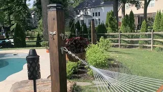 How to Install a Hammock Post