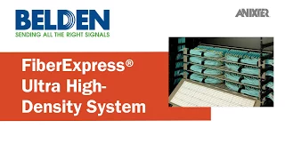 Belden's FiberExpress® Ultra High-Density System - Anixter Featured Technology