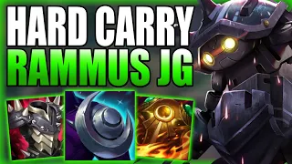 THIS IS HOW RAMMUS JUNGLE CAN HARD CARRY YOUR SOLO Q TEAMS! - Gameplay Guide League of Legends