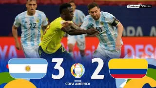 Argentina 1 (3) x (2) 1 Colombia ● 2021 Copa América Semifinal Extended Goals & Highlights HD