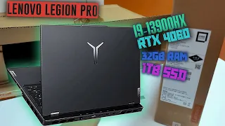 Unboxing the Powerful Lenovo Legion Pro Gaming Laptop (i9-13900HX, RTX 4060, 32GB RAM, 1TB SSD)