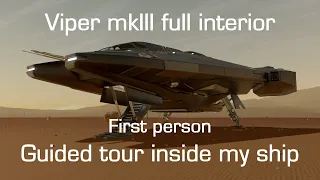 Elite Dangerous - Viper mkIII interiors - first person guided tour