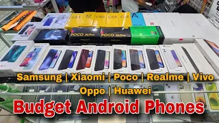 Budget Android Phones | Samsung | Xiaomi | Realme | Huawei | Oppo | Vivo | Poco