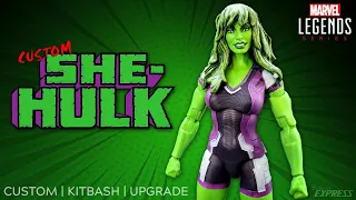 Marvel Legends She-Hulk Custom | Jennifer Walters | Comic Version | Disney+ | Action Figure Review