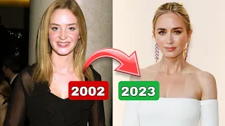 Emily Blunt transformation from 2002 to 2023