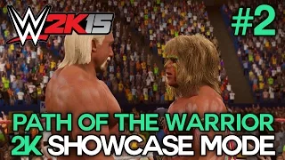 WWE 2K15 - 2K Showcase - "PATH OF THE WARRIOR" Walkthrough Part 2 [WWE 2K15 Showcase Mode DLC Ep 2]