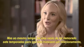 LEGENDADO: Paul Wesley e Candice King falam sobre o novo triângulo amoroso que ameaça Steroline