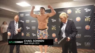 Chael Sonnen makes weight for Bellator NYC