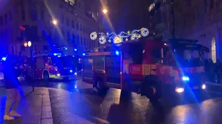 *SOHO FULL HOUSE* London Fire Brigade A241 Pump Ladder A242 Pump A243 TL Responding