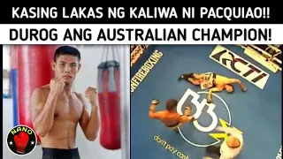 🇵🇭 Kasing Lakas ng Kaliwa ni PACQUIAO! | Durog ang Australian Champion