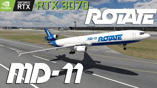 RTX 3070 - NEW ROTATE MD-11! First LOOK! ULTRA Realistic X-Plane 11 [4K] [60 FPS]