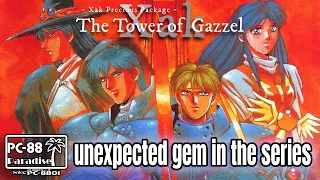 Xak: The Tower of Gazzel (PC-88 Paradise) Unexpected hidden 8bit gem in the Xak series! Also for MSX