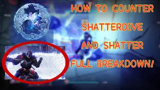 COUNTER SHATTERDIVE IN PVP! titan barricade FULL BREAKDOWN! (Destiny 2 Tutorial)