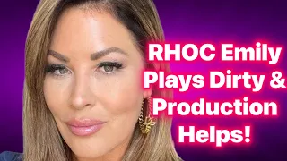 RHOC Emily Plays Dirty & Production Helps! #rhoc #bravotv #alexbaskin #peacocktv