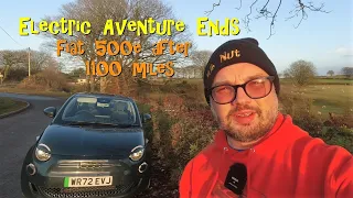 Fiat 500 Electric - Final thoughts and drive after 1100 miles