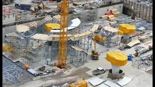 Baustelle Stuttgart 21 im November 2017