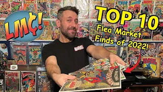 My TOP 10 Flea Market & Garage Sale Comic Finds of 2022!!!