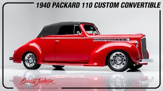 1940 Packard 110 Custom Convertible - BARRETT-JACKSON 2023 LAS VEGAS